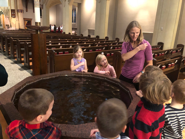 Sunday School baptism
