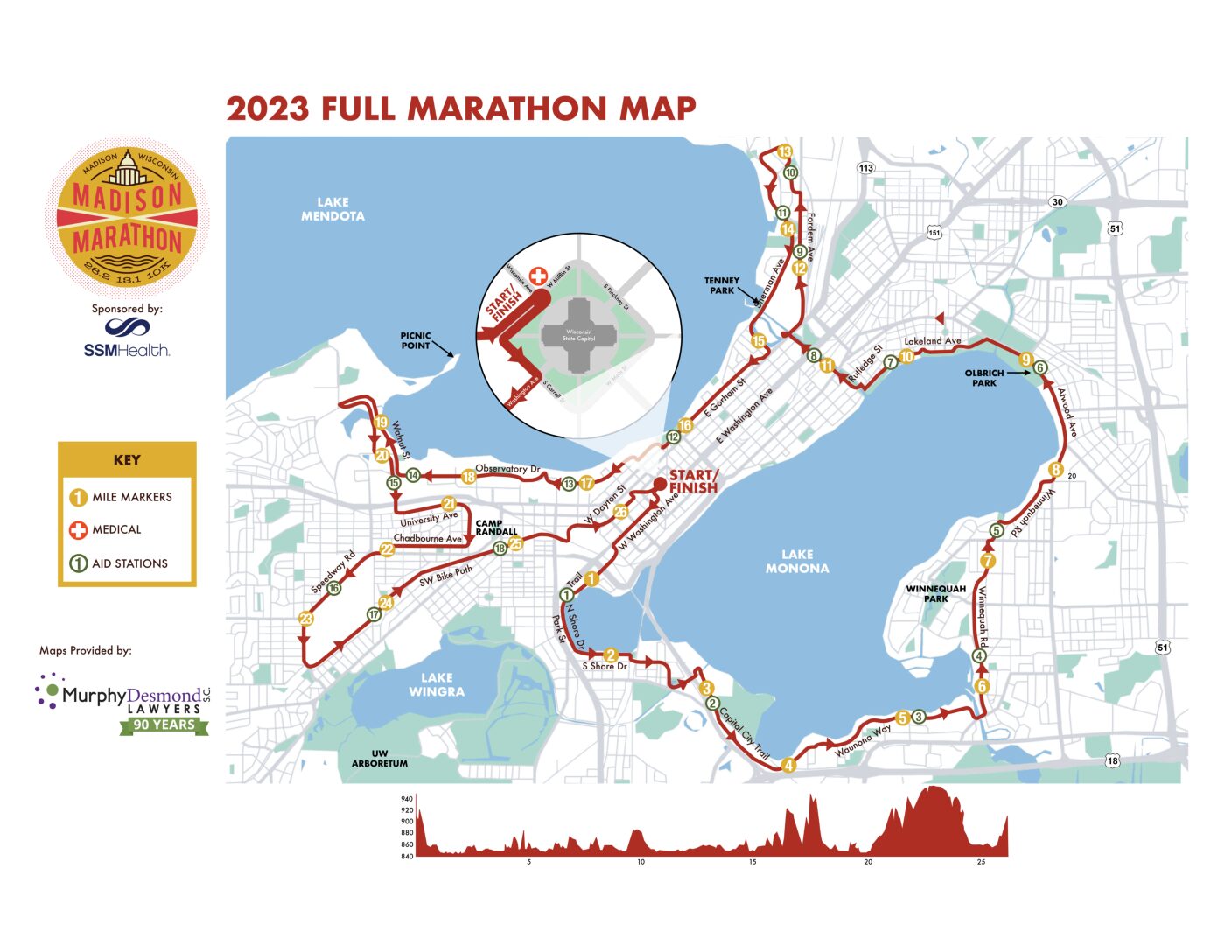 madison marathon map Luther Memorial Church † Madison, Wisconsin